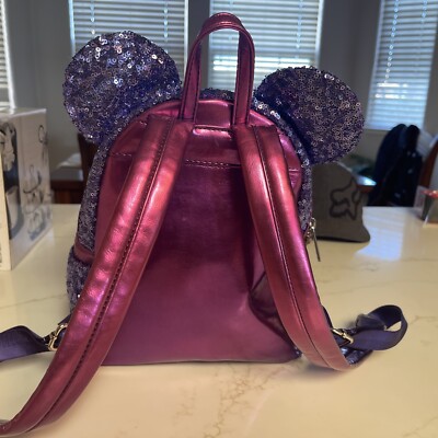 Disney Parks Loungefly Minnie Mouse Backpack Purple Potion  display picture 1