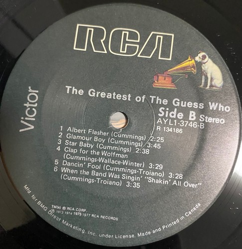 THE GUESS WHO: The Very Best Of The Guess Who 1977 (Vinyl, Album, LP, Comp, RE) - Picture 7 of 7