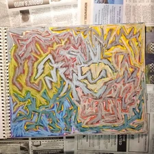 Drawing 11X14" Oil Pastel on Paper