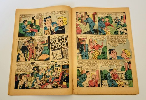 Vintage "Rhubarb" Owner of the Brooklyn Ball Club Comic Book #423 1952 - Dell - Bild 4 von 6