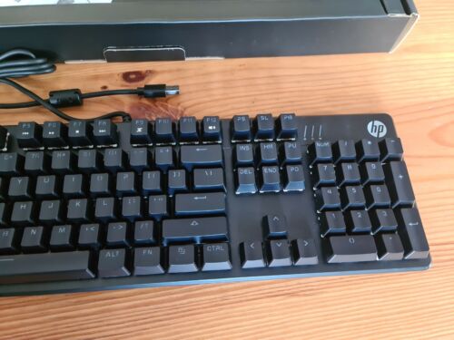 HP Pavilion GAMING QWERTY Mechanical Keyboard - Black - Customizable LED Colours - Picture 10 of 11
