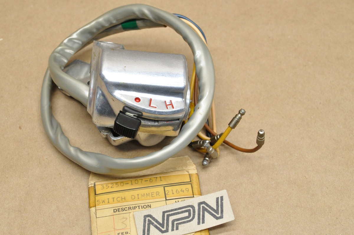 NOS Honda CB100 CB125 CL100 CL125 Light Dimmer Control Switch