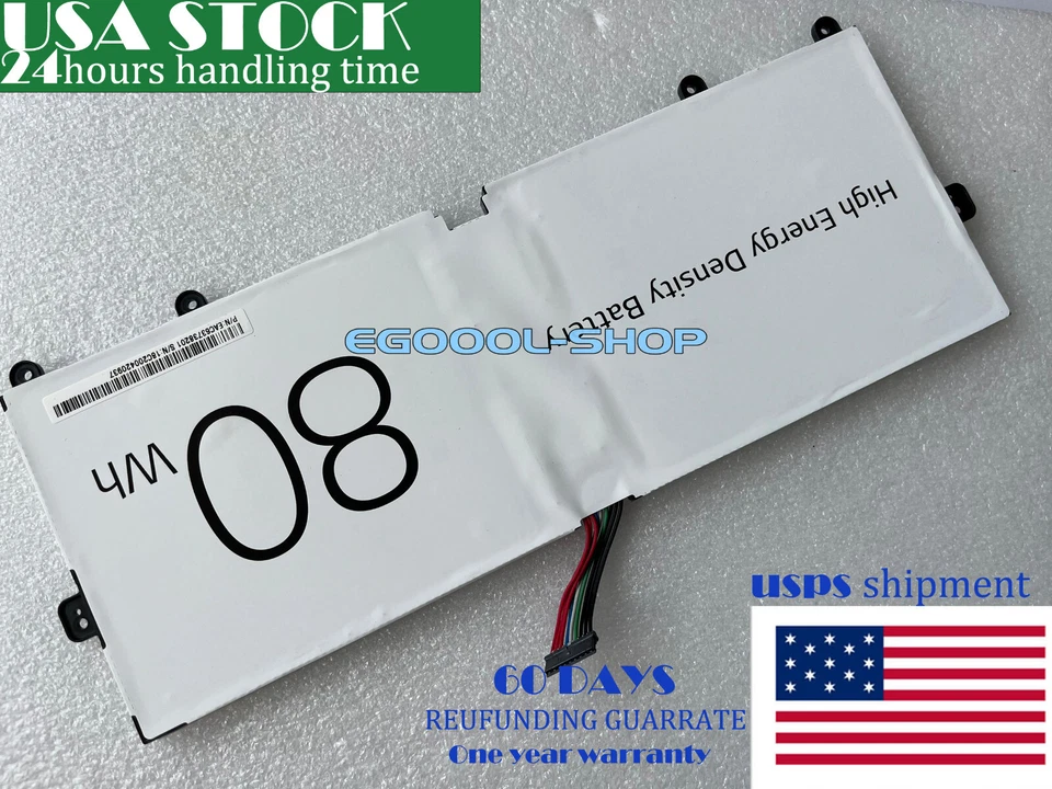 全新正品 LBV7227E 电池 适用于 LG Gram 16 16T90P 16Z90PC 16Z90PG 17Z90N 17Z90P — 第 4/4 张图片