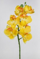 Orchideenzweig 52Cm Gelb Fi Kunstblumen KüNstliche Orchidee Blumen Pflanzen