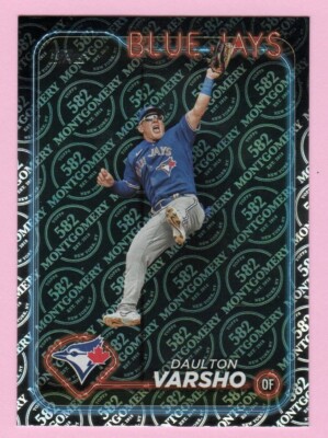 2024 Topps 582 Montgomery Club #43 Daulton Varsho Toronto Blue Jays