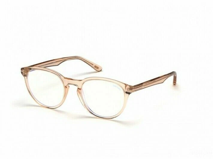 TOM FORD FT5556 B/V 072 51 Pink Clear Optical Eyeglasses 52 20