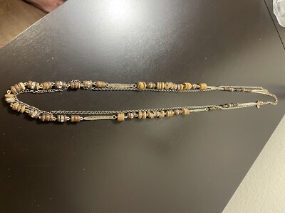 Beaded Two Layer Necklace