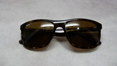 Ray-Ban RB4181 Polarized Tortoise Sunglasses Brown Lens Italy Unisex Ray-Ban RB4181 710/83 Tortoise Sunglasses, Polarized Brown  main image 2