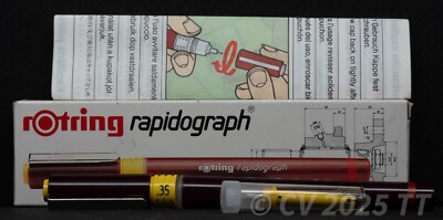 Rotring 155 035 rapidograph 0,35 mm - Tuschefüller / technical pen - NOS