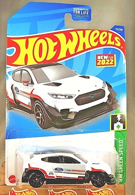 2022 Hot Wheels #73 HW Green Speed 1/5 FORD MUSTANG MACH-E 1400 White w/Blk5YSp