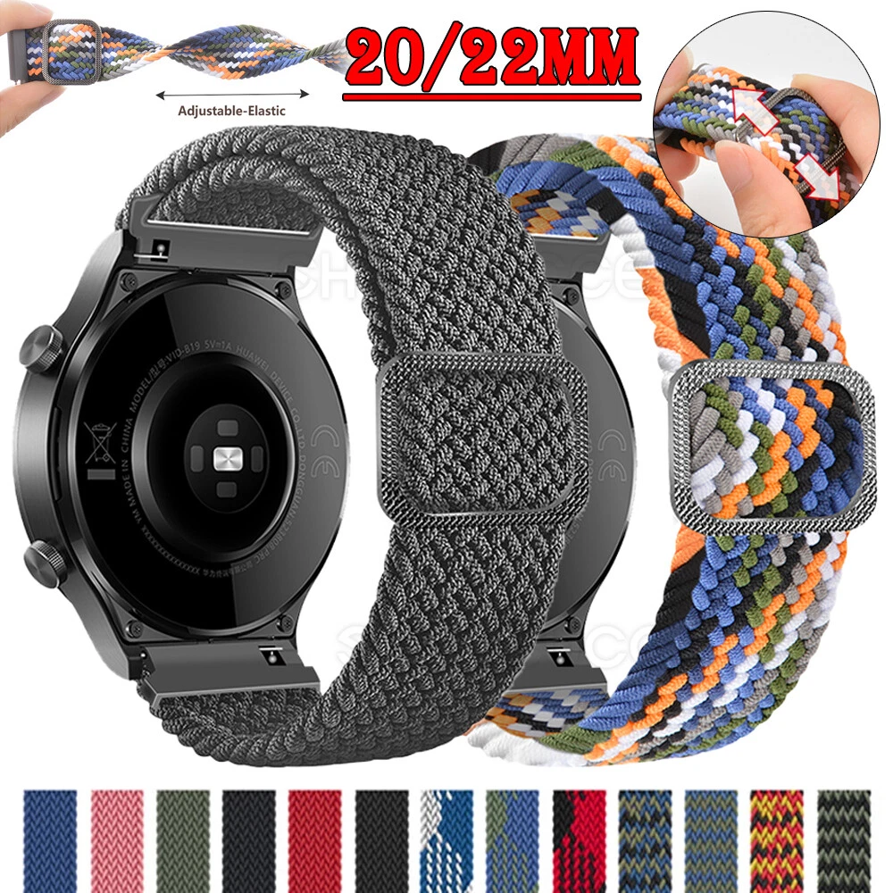 For Garmin Vivomove HR Vivoactive 4 Approach S40 Elastic Nylon
