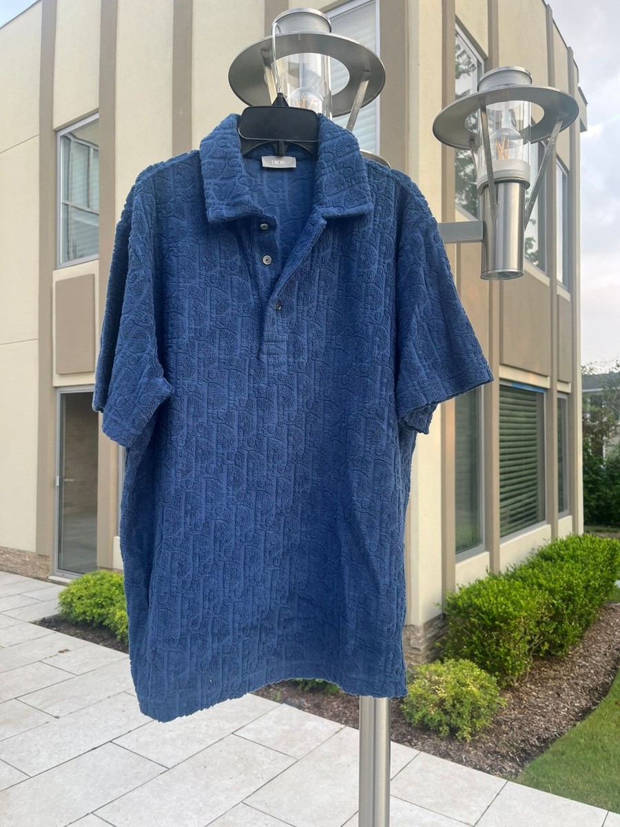 Dior , Oblique Polo, SS in Navy BNWT S | eBay