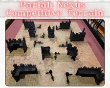 Pariah Nexus Terrain: Modular Warzone Scenery for Tactical Tabletop Wargames