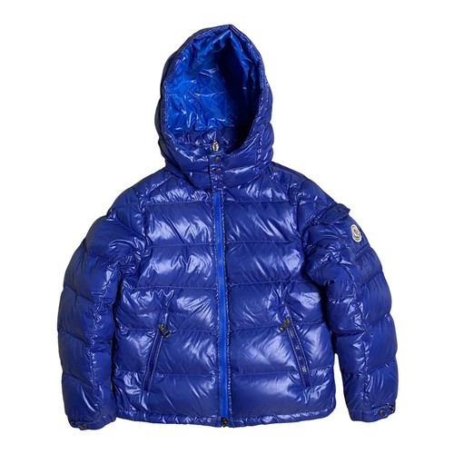 Kids Moncler Navy Blue Urville Jacket with Hood - 10 Years | eBay