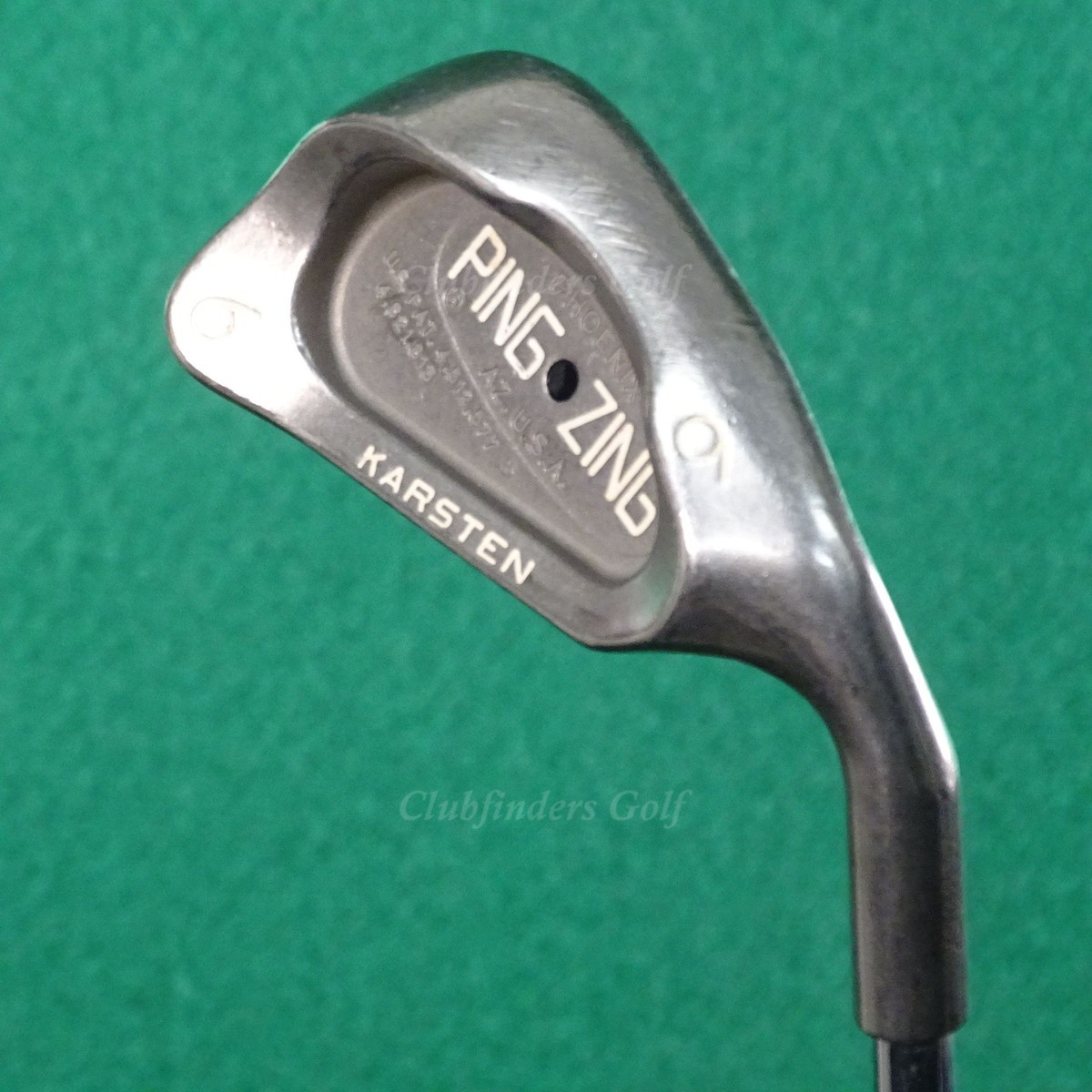 Polished Sole Ping Eye2+ White Dot 8 Iron Steel Shaft Lamkin Grip Polished Sole Ping Eye2+ White Dot 8 Iron Steel Shaft Lamkin Grip
