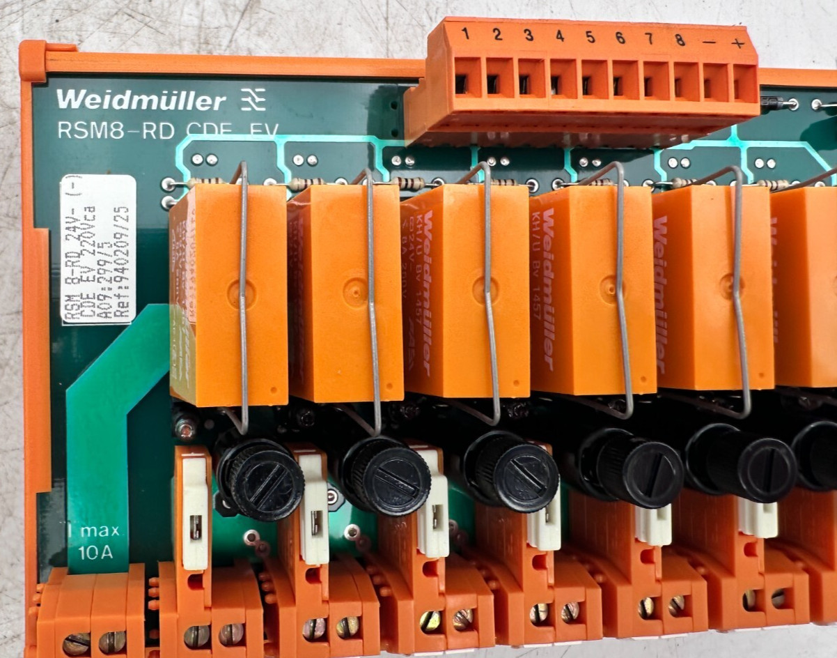 Relais RSM8-RD 24V CDE EV Isolation Électrique Optimale 220VCA