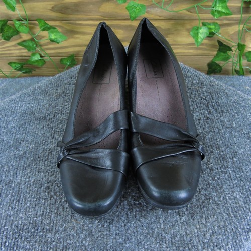 Clarks Damen Everyday Pump Schwarz Leder Pump 8 Medium Gently Used 2025 - Bild 2 von 7