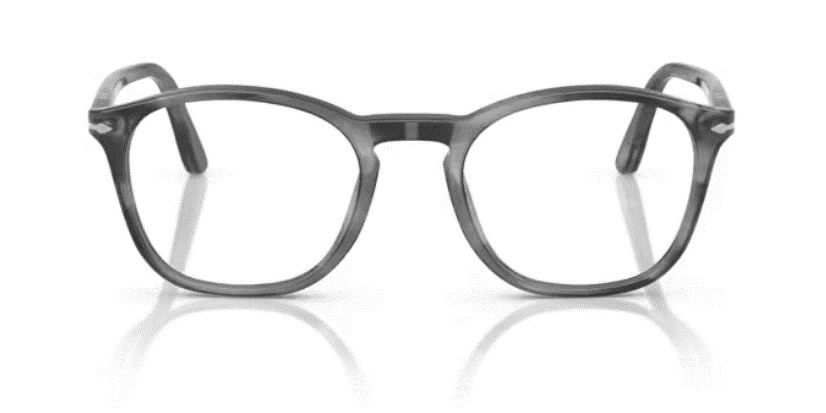 Anteojos para hombre Persol 0PO 3007V 1192 grises suaves cuadrados 50 mm Foto 4 de 4