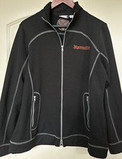 Clique Black Jacket Sz Large W/jagermeister Embroidery,y2k,art To Wear,hipster