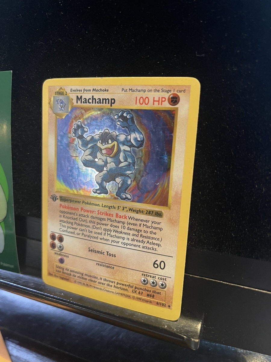 ポケモンカード　旧裏　Machamp 1st edition ポケモンカード 旧裏 Machamp 1st edition ① - メルカリ
