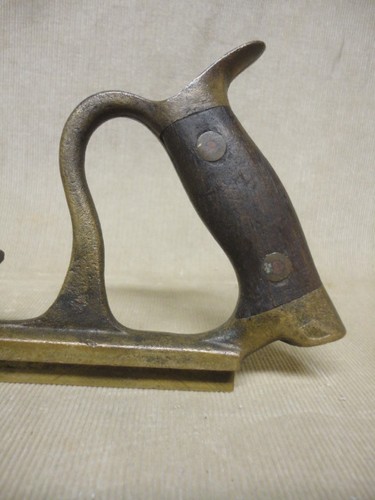 Early Brass Wood Working Groove Plane Prototype? Patented? Possibly One ofa Kind - Picture 5 of 12