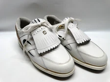 Foot-Joy Women's 6M Golf Shoes Soft Joys Limited Waterproof White Leather EUC