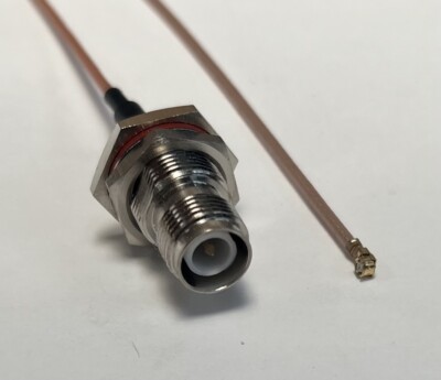 RP-TNC Female Bulkhead to uFL/u.FL/IPX/IPEX WiFi RG178 Coax Cable Pick Length US