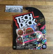 Santa Cruz Skateboards  Fabiana Delfino Flowers Tech Deck Fingerboard  Ultra