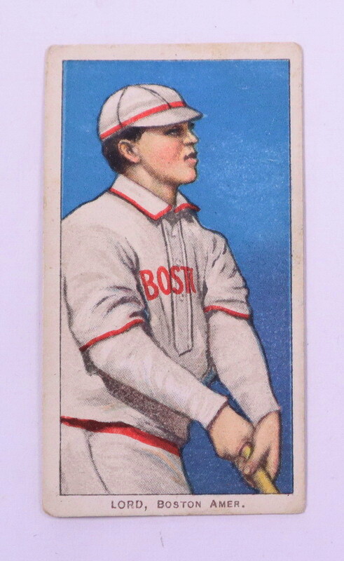 1909-11 T206 Piedmont 350 Baseball Card Boston Americans Harry Lord VG - EX