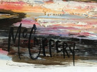 VTG Original Painting New Orlean's Cityscape by James McCaffery — photo 4