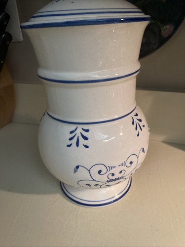 Royal Sealy Heritage Keksdose Blau WEISS Alte Welt Küche Kanister Japan MCM - Bild 8 von 15