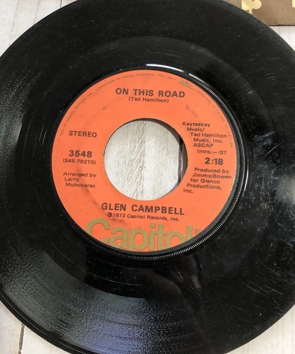 Vintage Capitol 45s Vinyl Records Lot Buck Owens Ringo Starr Anne Murray - Picture 2 of 4