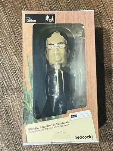 The Office Dwight Schrute Bobblehead Figure Collectible Peacock NEW In Box