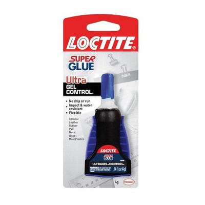 Ultra Gel Control Super Glue, Rubber Toughened (6 Pack)