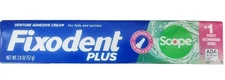 Fixodent Control Denture Adhesive Cream Plus Flavor Scope, 2 Ounce