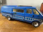 Vintage 1977 Tonka Mighty Custom Skyline Beach Camper Van Steel Blue - For Parts