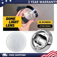 For 1970-1981 Camaro Impala Chevelle Nova Dome Light Lens & Base OT001000A S
