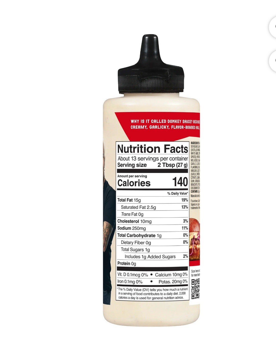 🔵 New Official Guy Fieri's Flavortown Famous DONKEY Sauce Bottle 15.5oz
