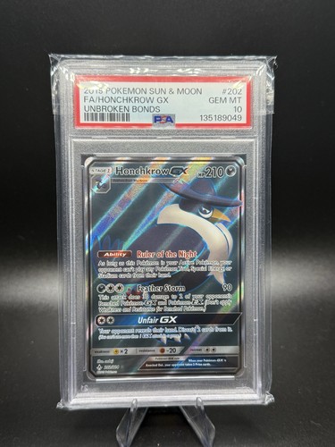 Honchkrow-GX graded PSA 10 for sale on eBay
