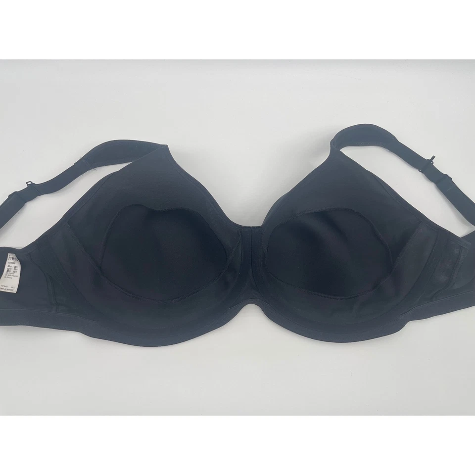 Sujetador deportivo Freya Active negro azul estampado de llama soporte completo gorra talla 38I Foto 3 de 4