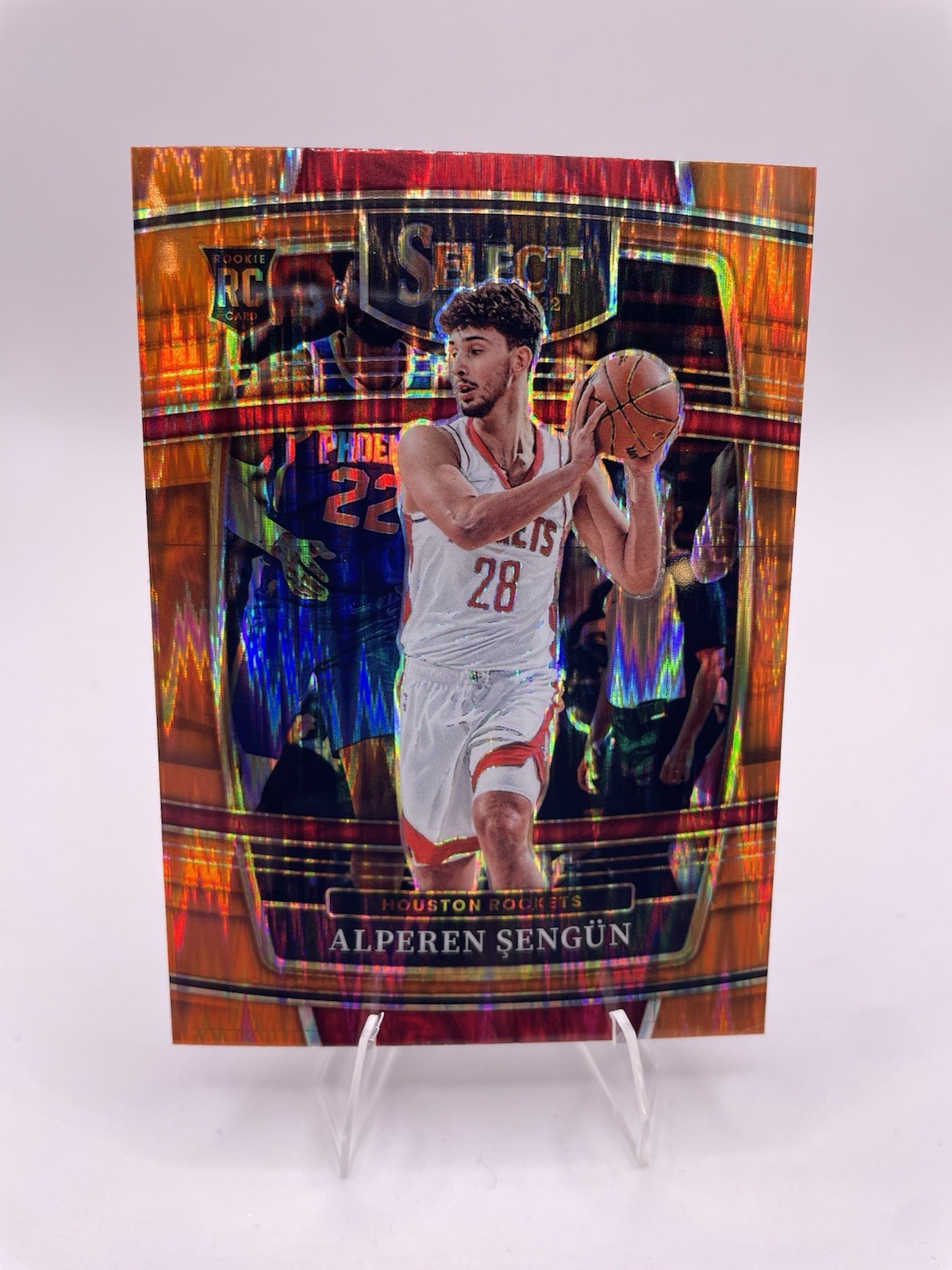 2021-22 Panini Select - Concourse Alperen Sengun #19 Orange Flash Prizm (RC)