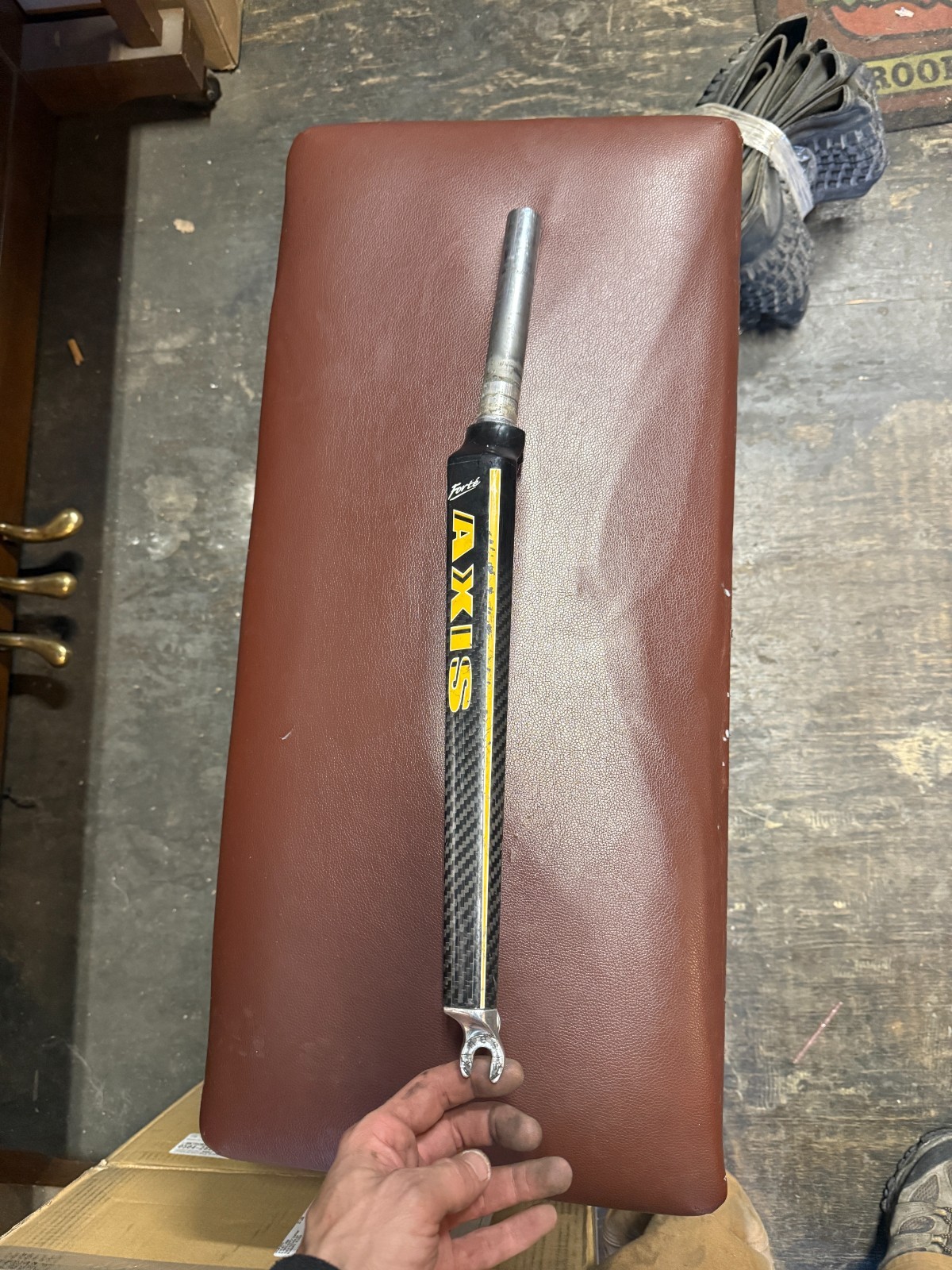 FORTE AXIS CARBON FORK 700C 1 INCH STEERER | eBay