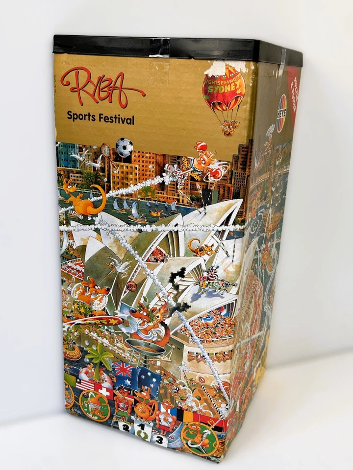Michael Ryba Sports Festival Heye Puzzle 2000 pezzi poster e scatola originale - Immagine 2 di 4