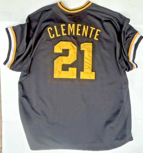 Vintage 1971 Roberto Clemente #21 Pittsburgh Pirates Jersey Mitchell & Ness Pa. - Picture 2 of 4
