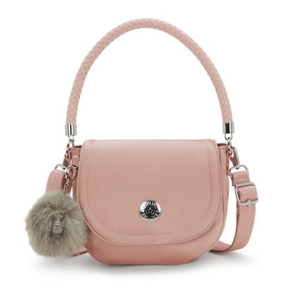 Kipling NWT Breen Shoulder Bag Petal Pink Braid