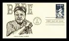 Dr Jim Stamps 1983 Babe Ruth Baseball First Day Cover FDC Paslay Classic Cachet