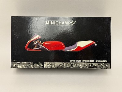 ミニカー MINICHAMPS DUCATI 996 R SUPERBIKE 2001 1/12 Minichamps Ducati 996 RS Superbike Neil Hodgson form 2001