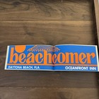 VINTAGE DAYTONA BEACH FLA. BEACHCOMER OCEANFRONT INN STICKER 1960s-70s X — photo 1