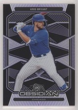 2020 Panini Chronicles Obsidian Electric Etch Purple 71/99 Kris Bryant #46 0s9t