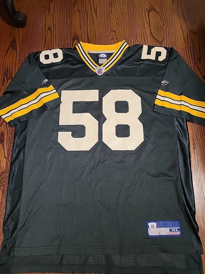 Camiseta de fútbol americano Reebok Andy Dalton Green Bay Packers NFL para hombre XL Foto 2 de 4